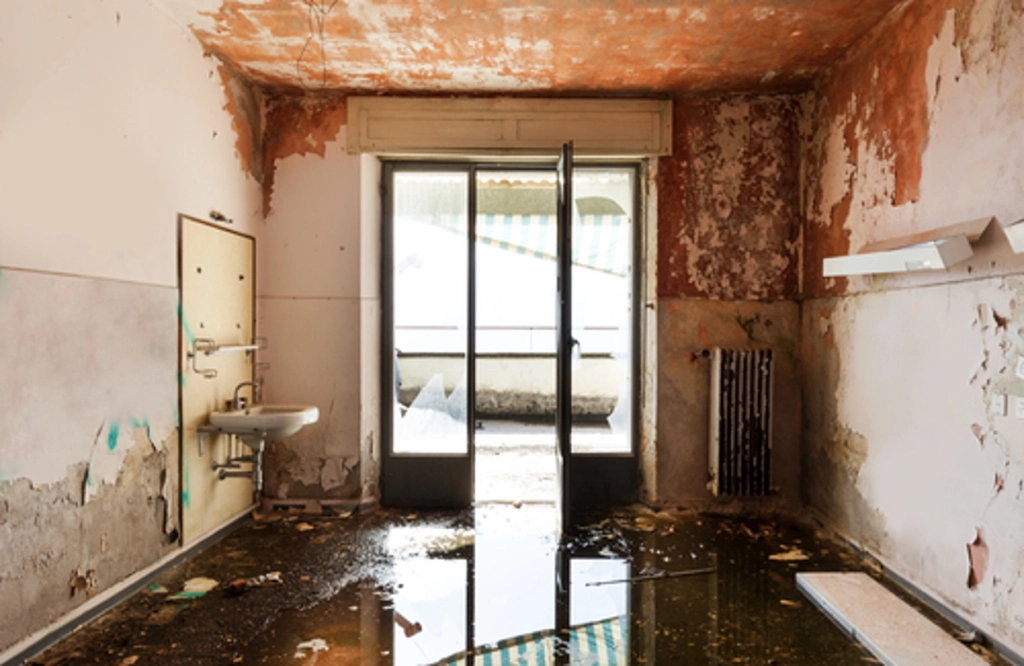 Flood Damage Restoration Bloomington 3 Residential home flooded after heavy rain